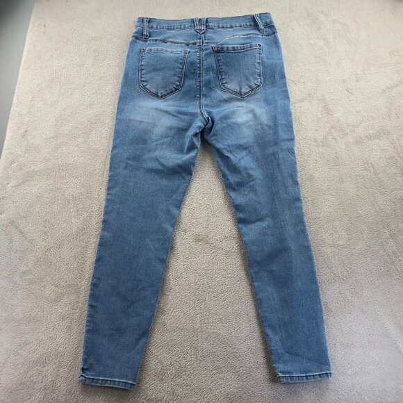 Curve Apparel Womens Jeans Size 12/31 Blue Denim High-Rise Essential Skinny Leg - Picture 14 of 14